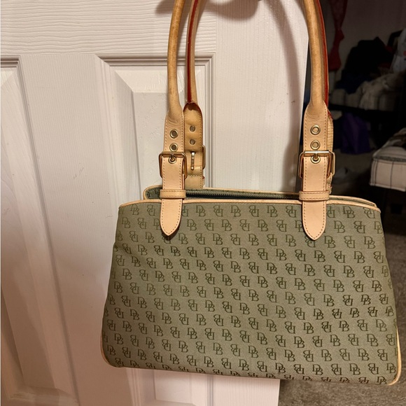 Dooney & Bourke Olive Monogram Shoulder Bag - Picture 3 of 9